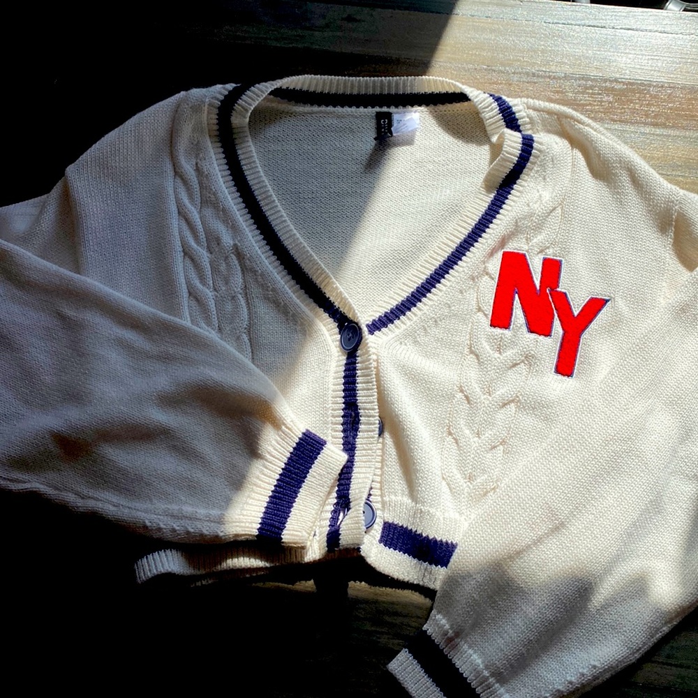 H&M Varsity Cardigan Sweater